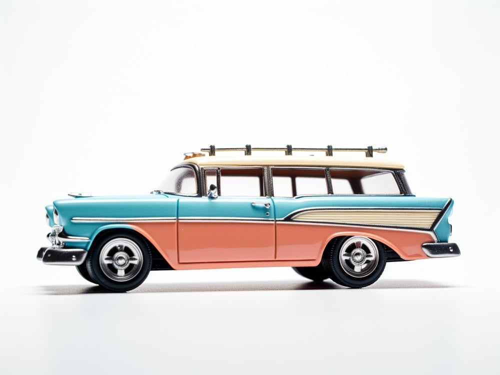 Toy Car 55 Chevy Nomad