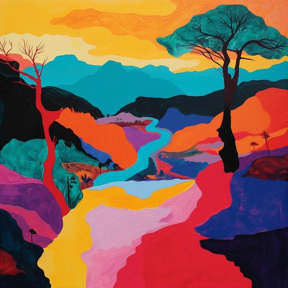 Abstract Travel Collection Kruger National Park South Africa 1