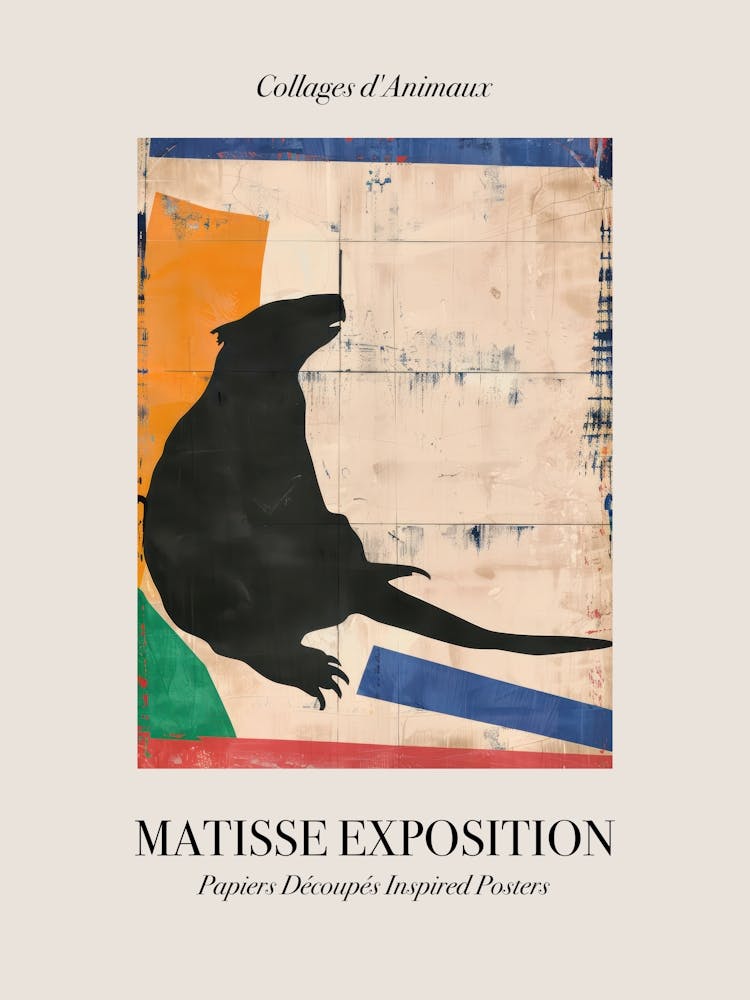 Biber 2 Matisse-inspiriert Ausstellungstiere Poster