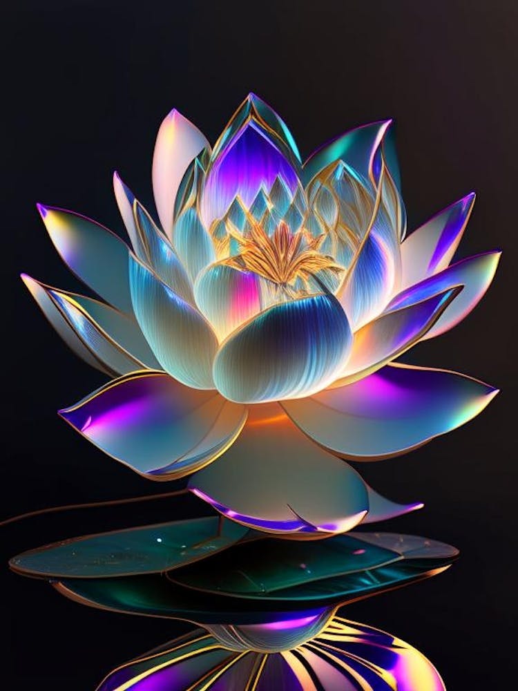 American Lotus Holographic 5