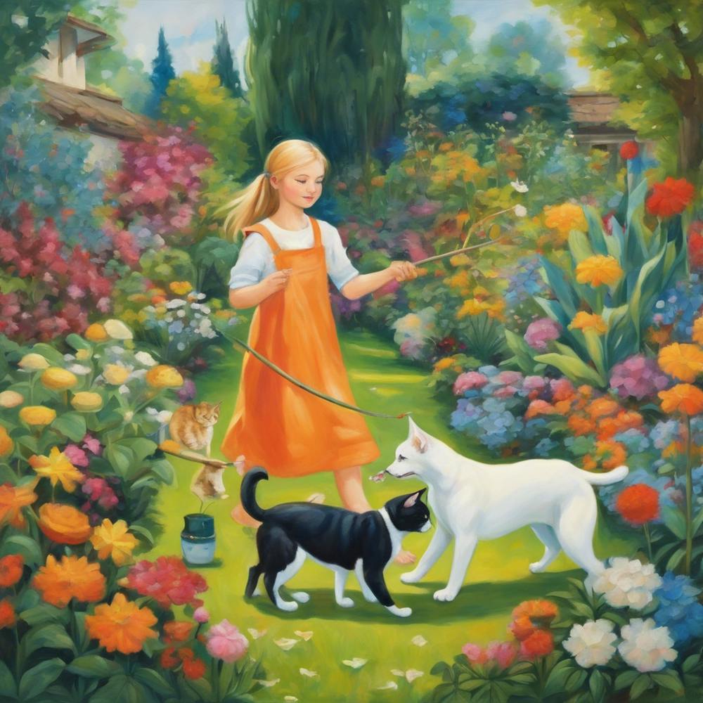 600200 A Painting With A Cat With A Harmonious Dog And Th Xl 1024 V1 0