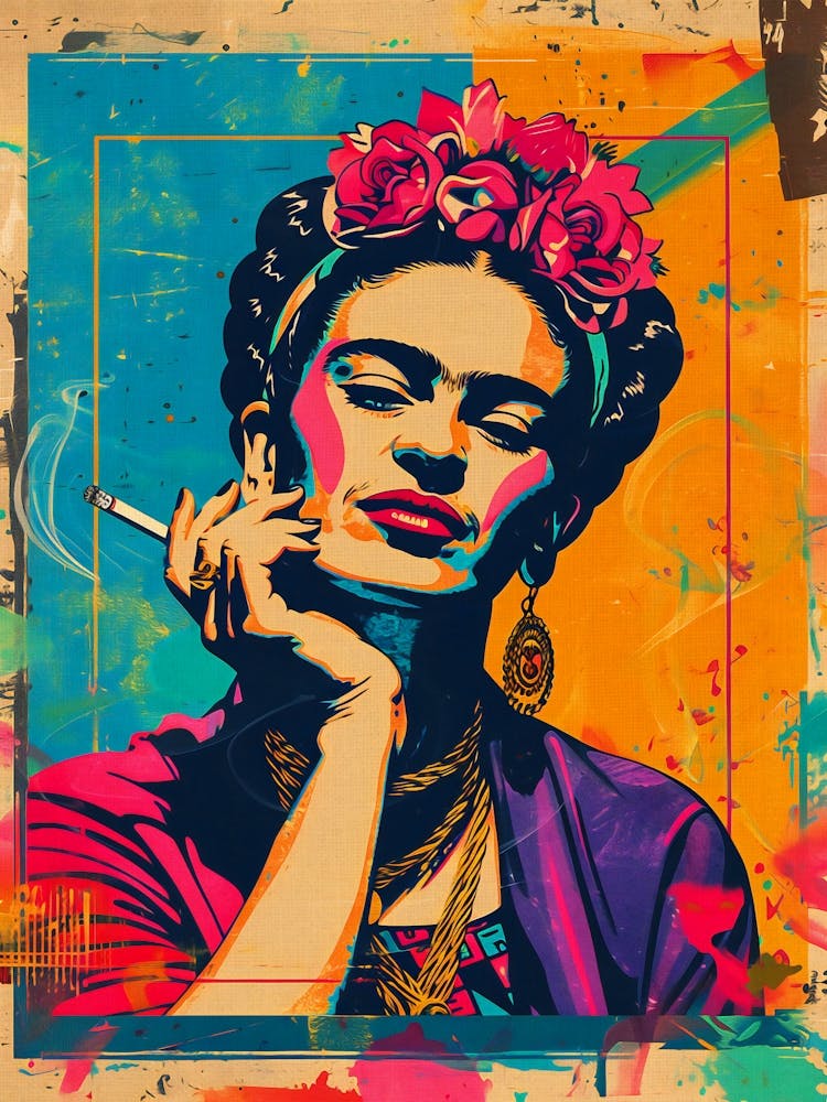 Frida Kahlo Vintage Poster 3