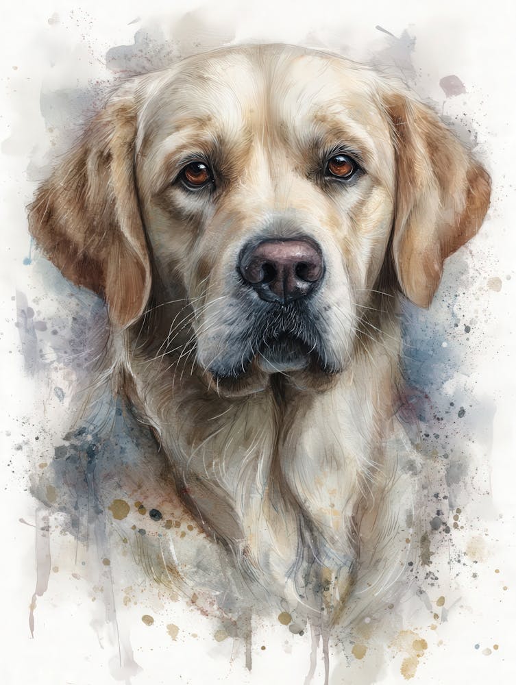 Aihrgdesign Isolated Watercolor Painting Of Dog Portraits Gol A4d799e9 1979 4921 Ae9d 9ddc09dffa7a 1