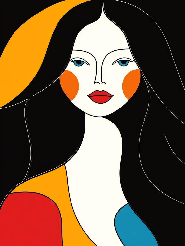 Woman With Long Hair 11
