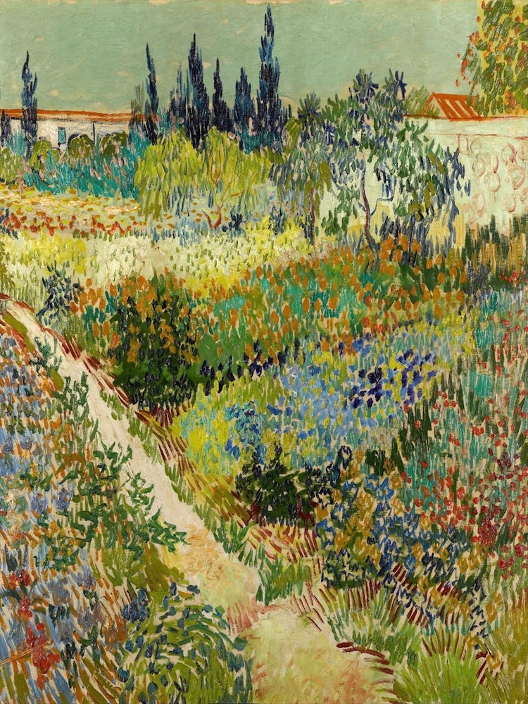 Garden By Vincent Van Gogh