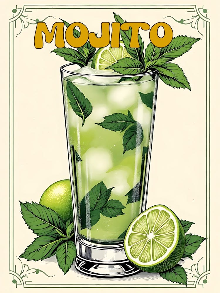 Cuba Mojito Cocktail V 03