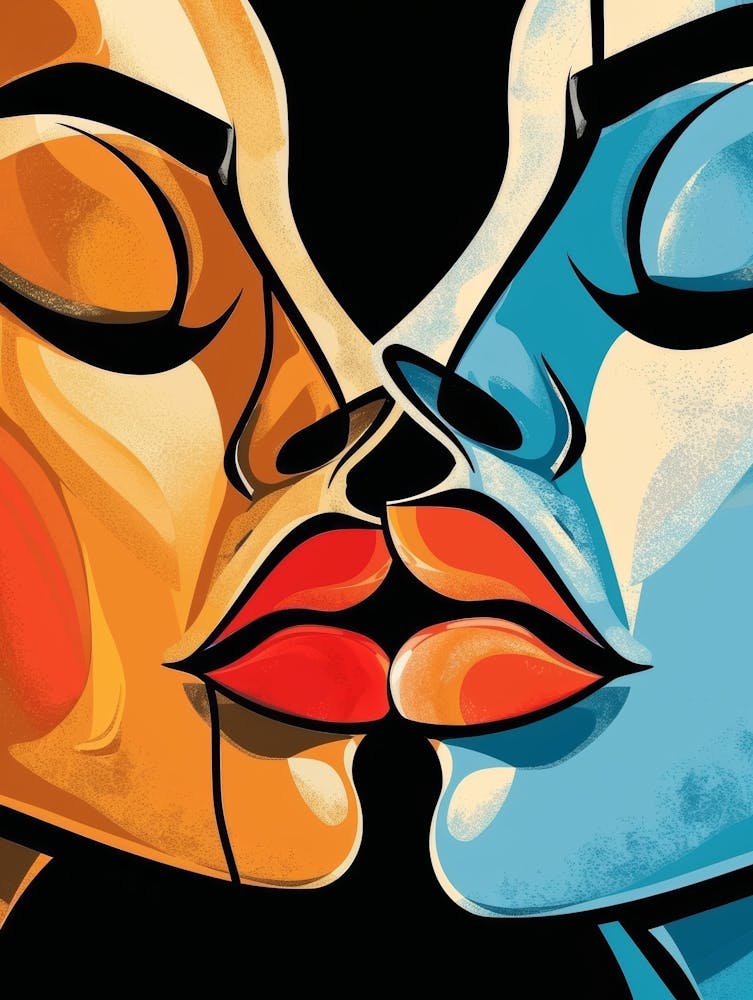 Kissing Couple 9