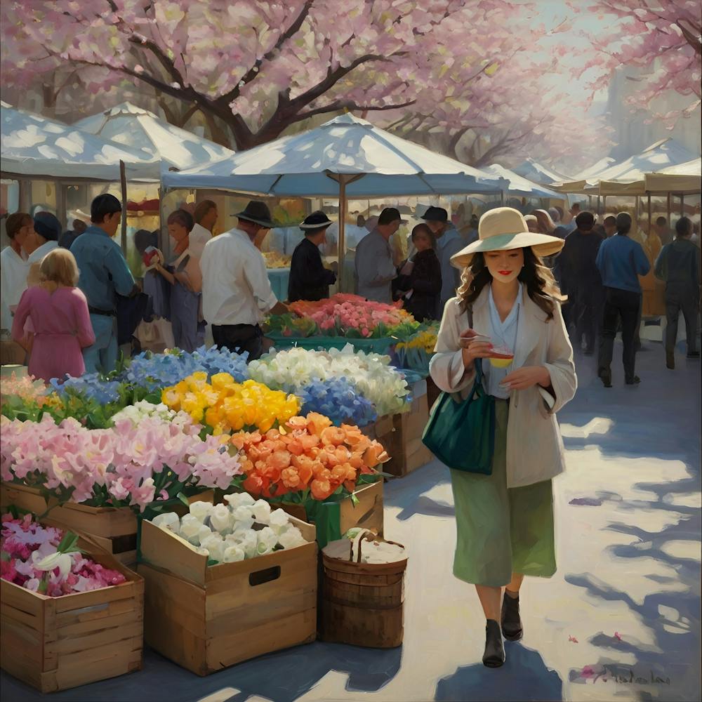 Spring Flower Market