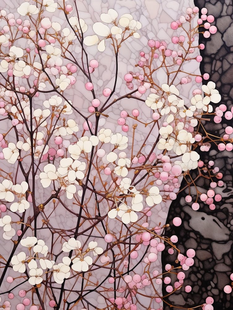 Flower Illustration Babys Breath 1