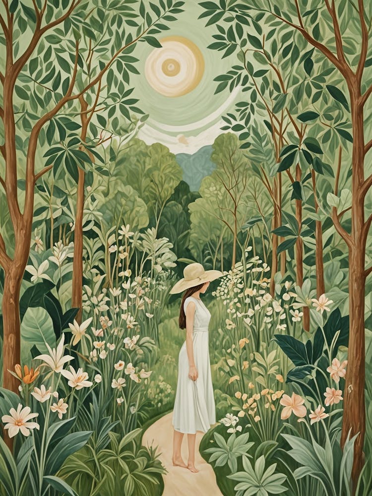 Woman In The Forest