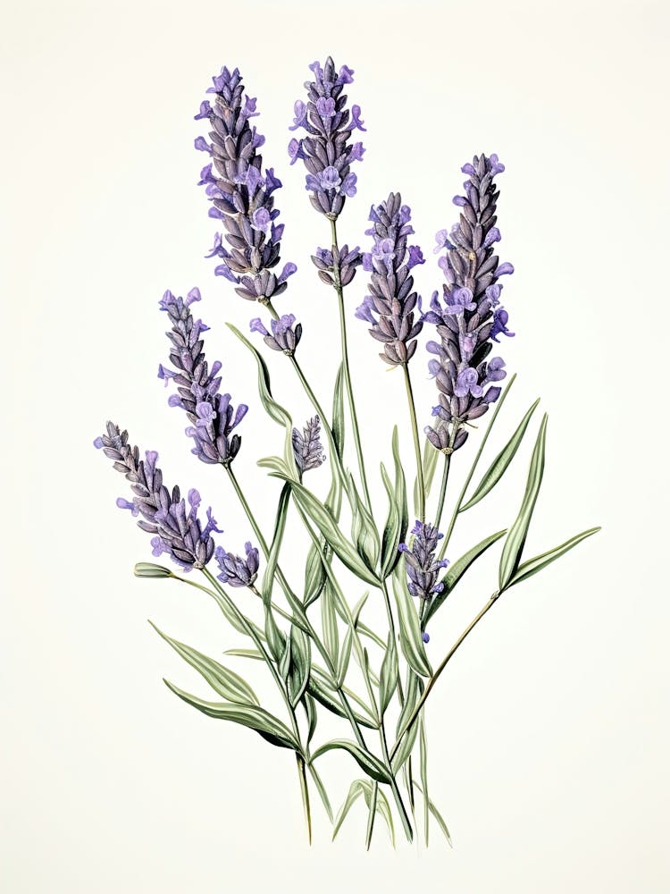Lavender Vintage Botanical Herbs 3