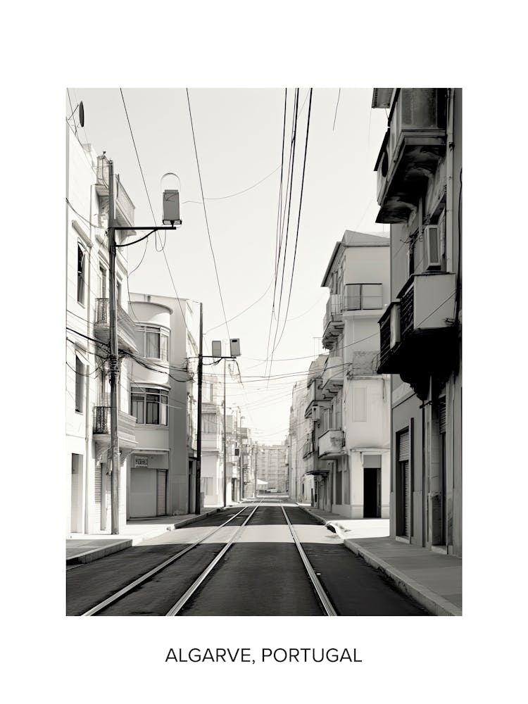 Poster Of Athens, Greece, Photography In Black And White 1