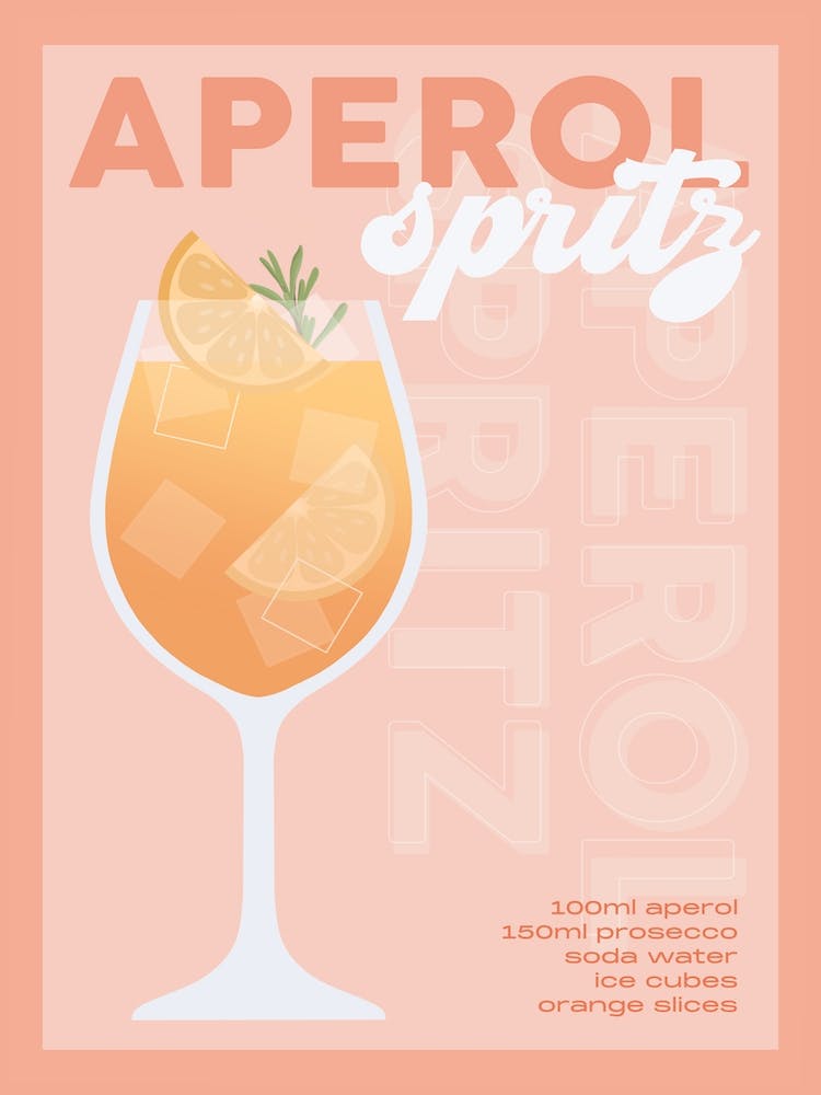 Aperol Spritz Cocktail