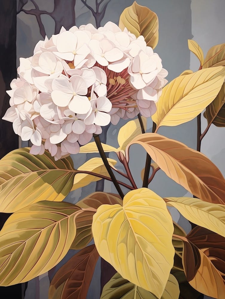 Hortensie 1 Blumenmalerei