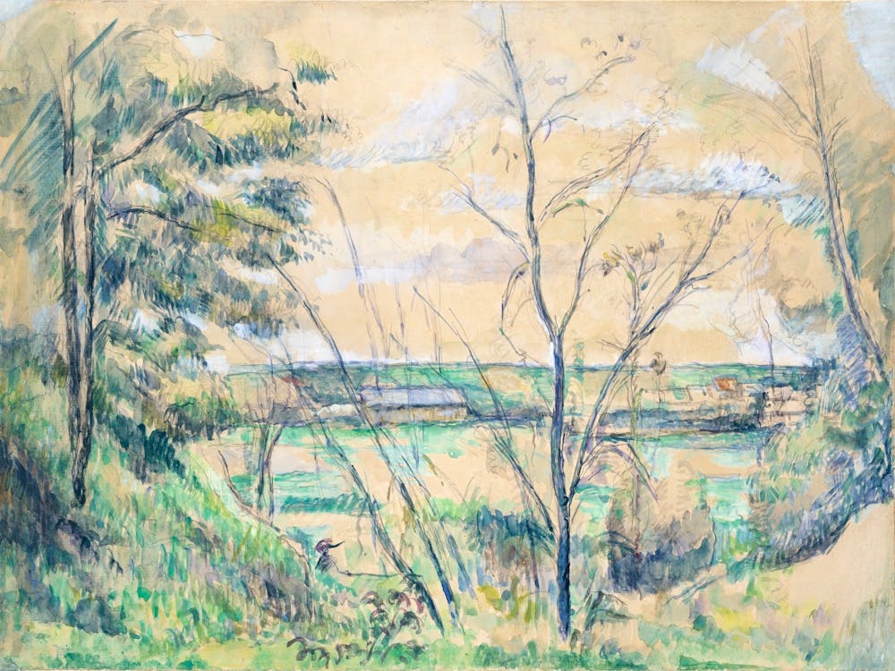In The Oise Valley, Paul Cézanne