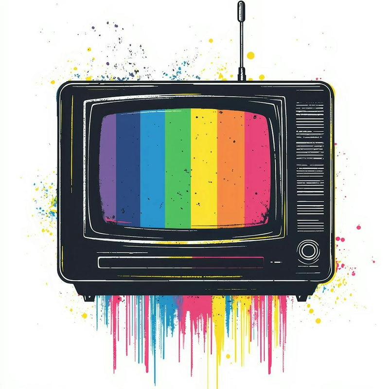 Télé Rétro Inspirée de la Culture Pop 1