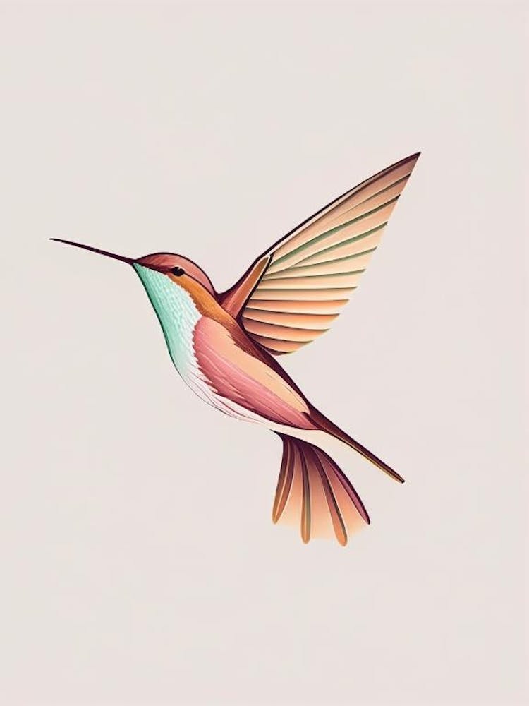 Anna S Hummingbird Retro Minimal 2