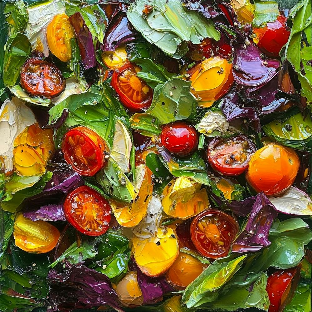 Tomato Salad Art