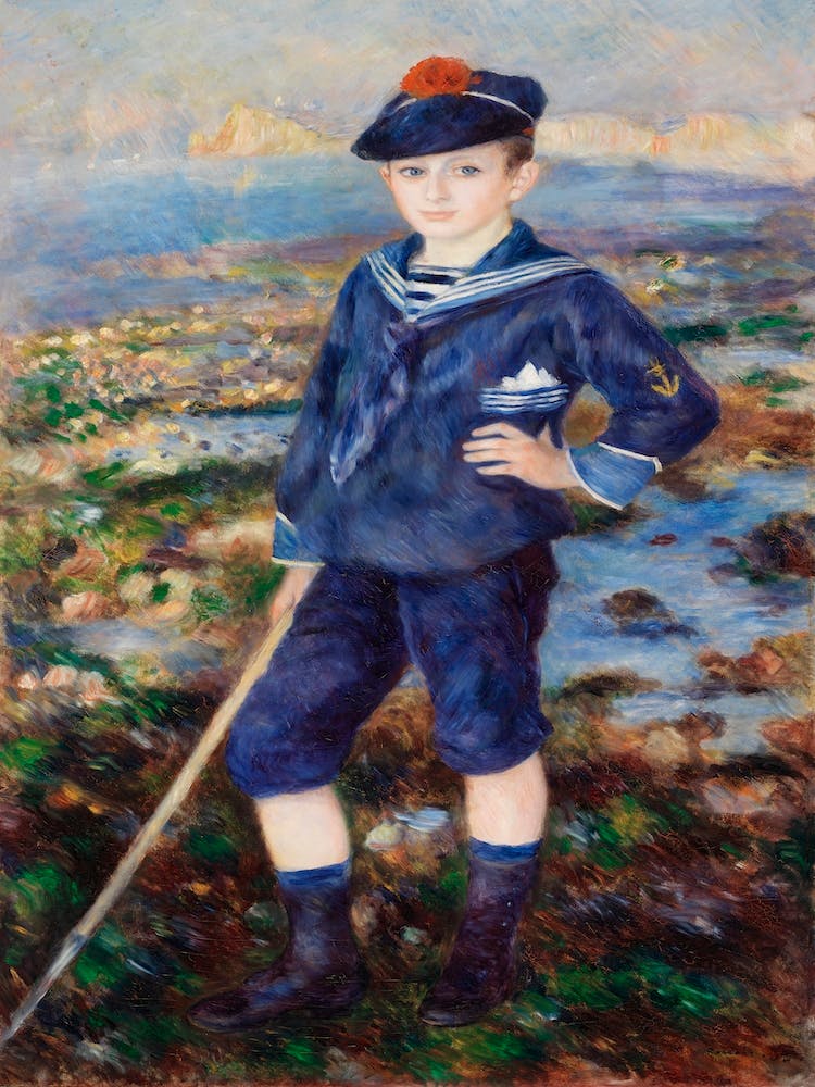 Sailor Boy (Portrait Of Robert Nunès) (1883), Pierre Auguste Renoir