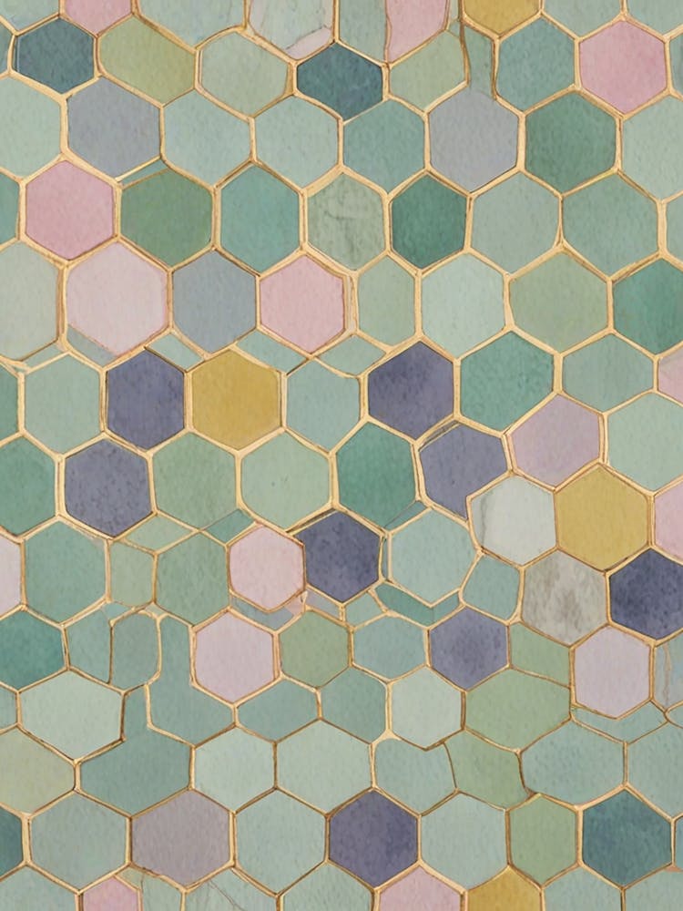 Pastel Honeycomb