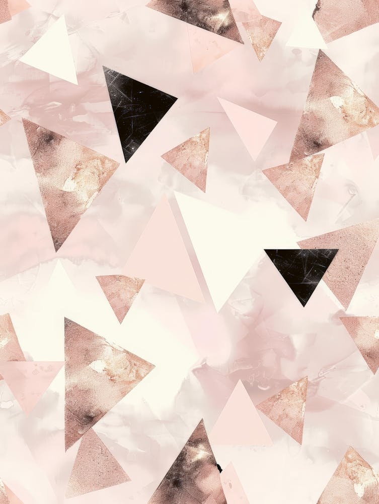 Pink Triangles Wallpaper