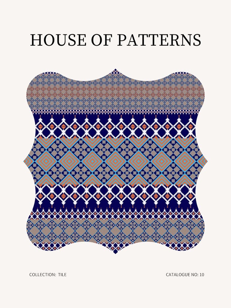 Tile Pattern Poster 10