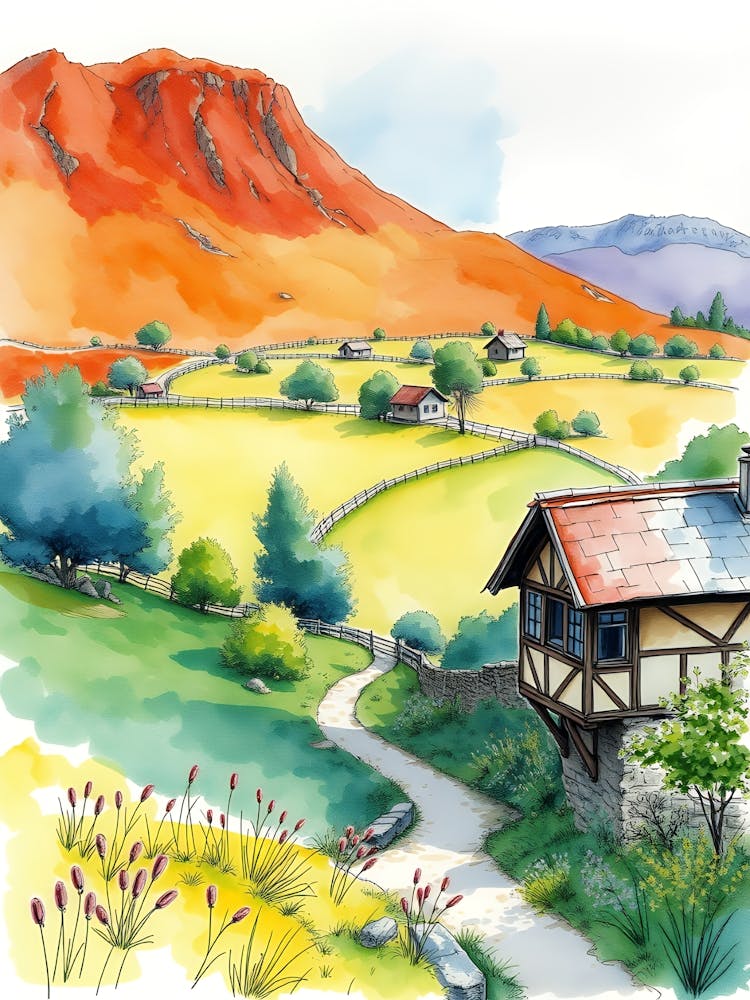 Watercolor Landscape