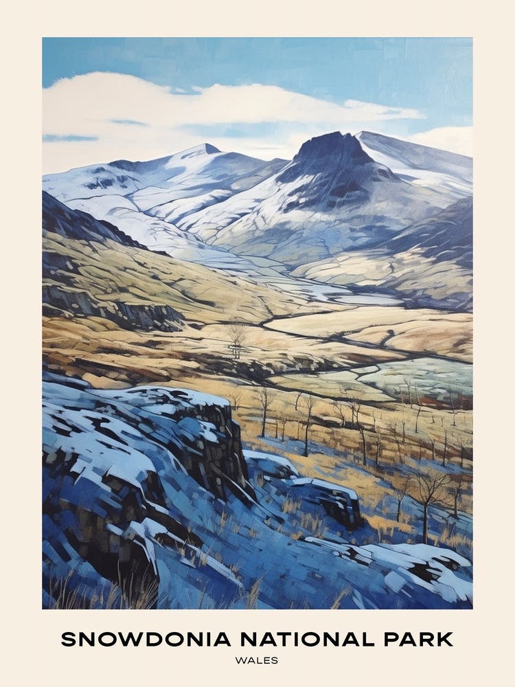 Snowdonia National Park Wales 3 Plakat