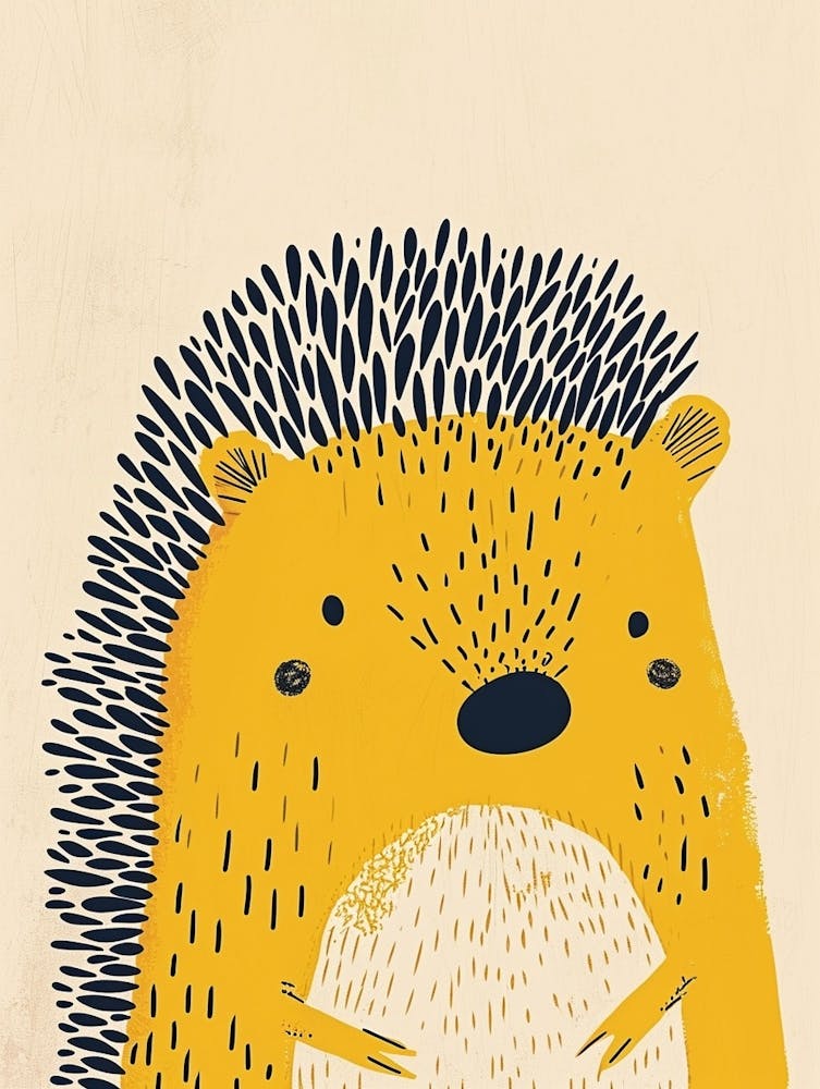 Yellow Hedgehog 5