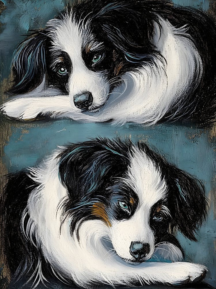 Two Australian Shepherds