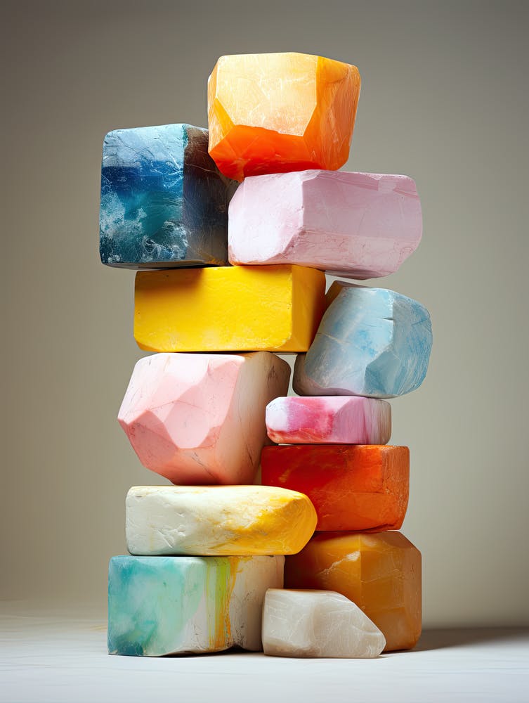 Stacked Blocks, Stones Art 6