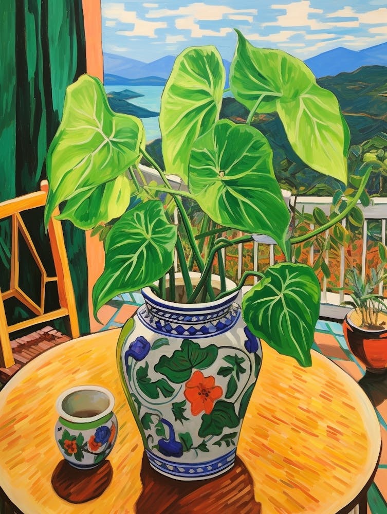 Flowers In A Vase Still Life Painting Morning Glory 2