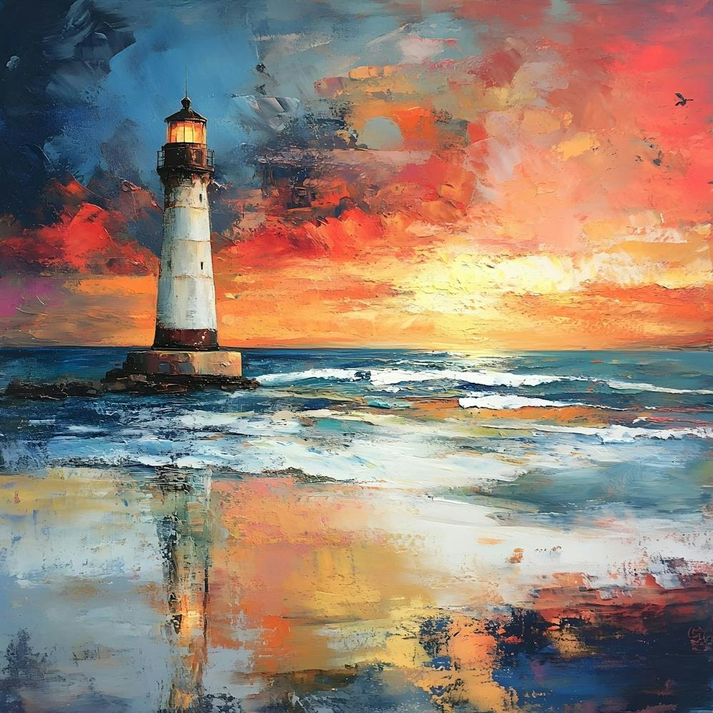 Seashore Lighthouse 4