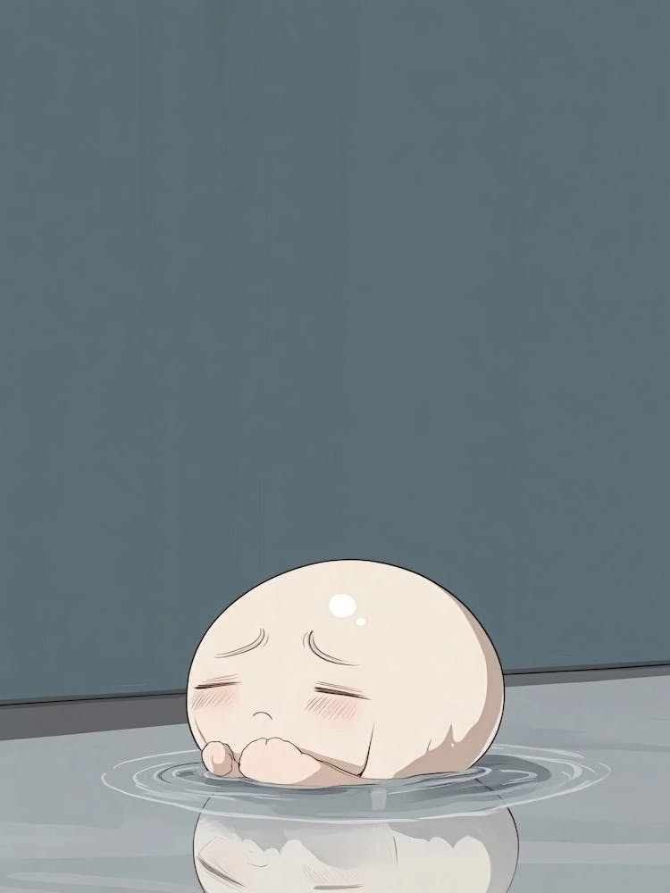Manga Egg In Water