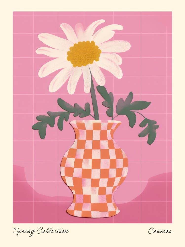 Spring Collection Cosmos Flower Vase 1