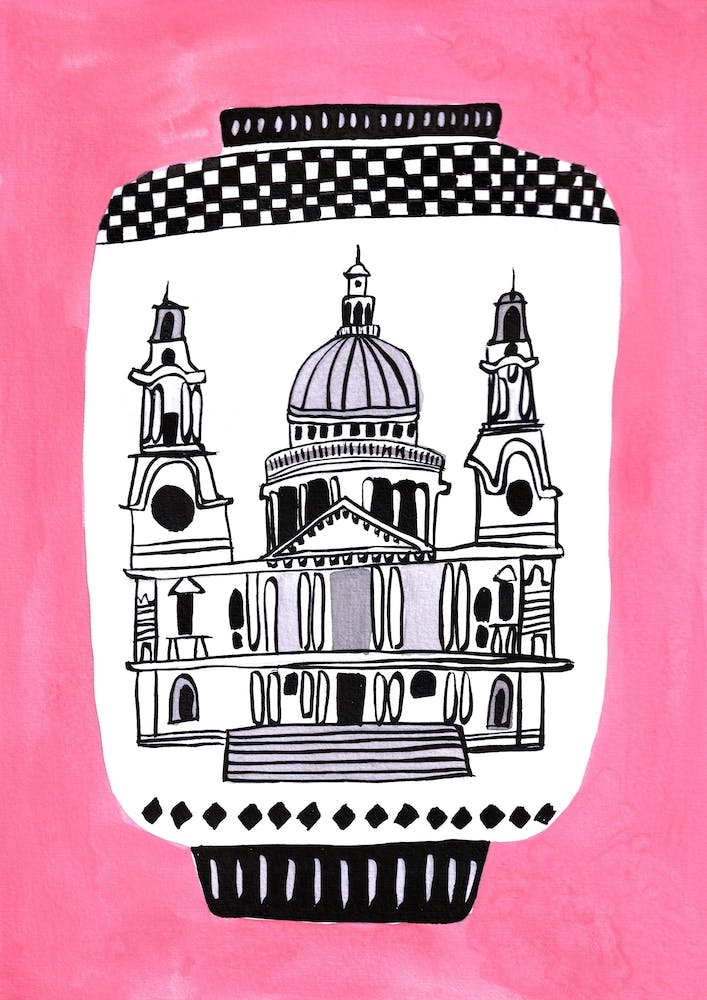 St Pauls Cathedral Pink