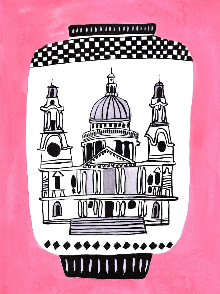 St Pauls Cathedral Pink