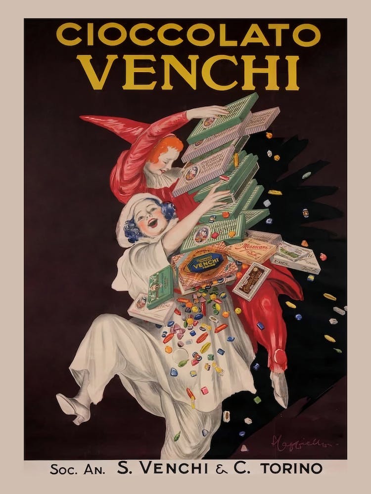 Cioccolato Venchi Leonetto Cappiello