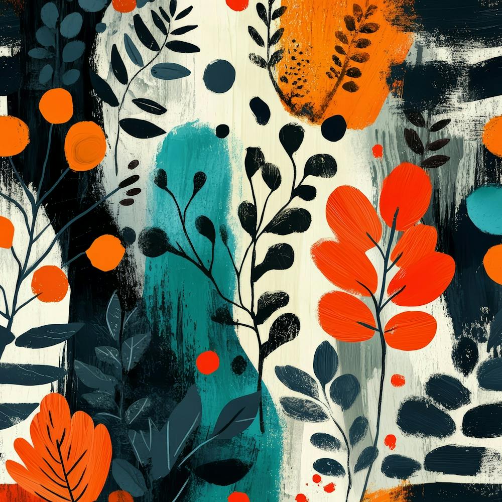 Abstract Floral Pattern 10