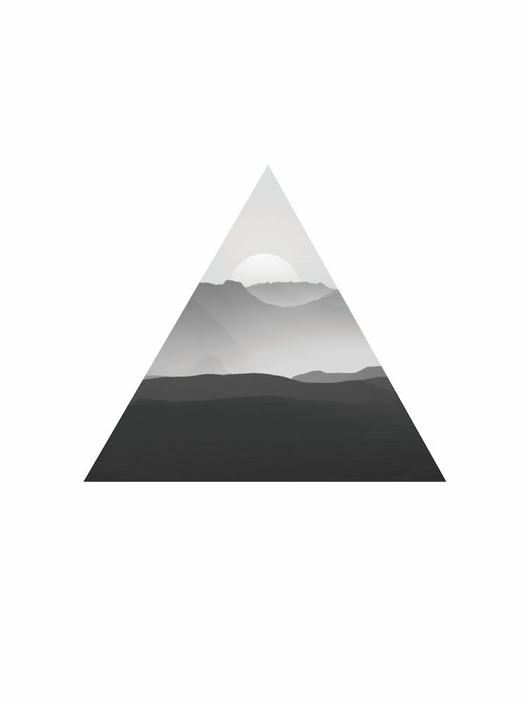 Triangle BW Sunrise