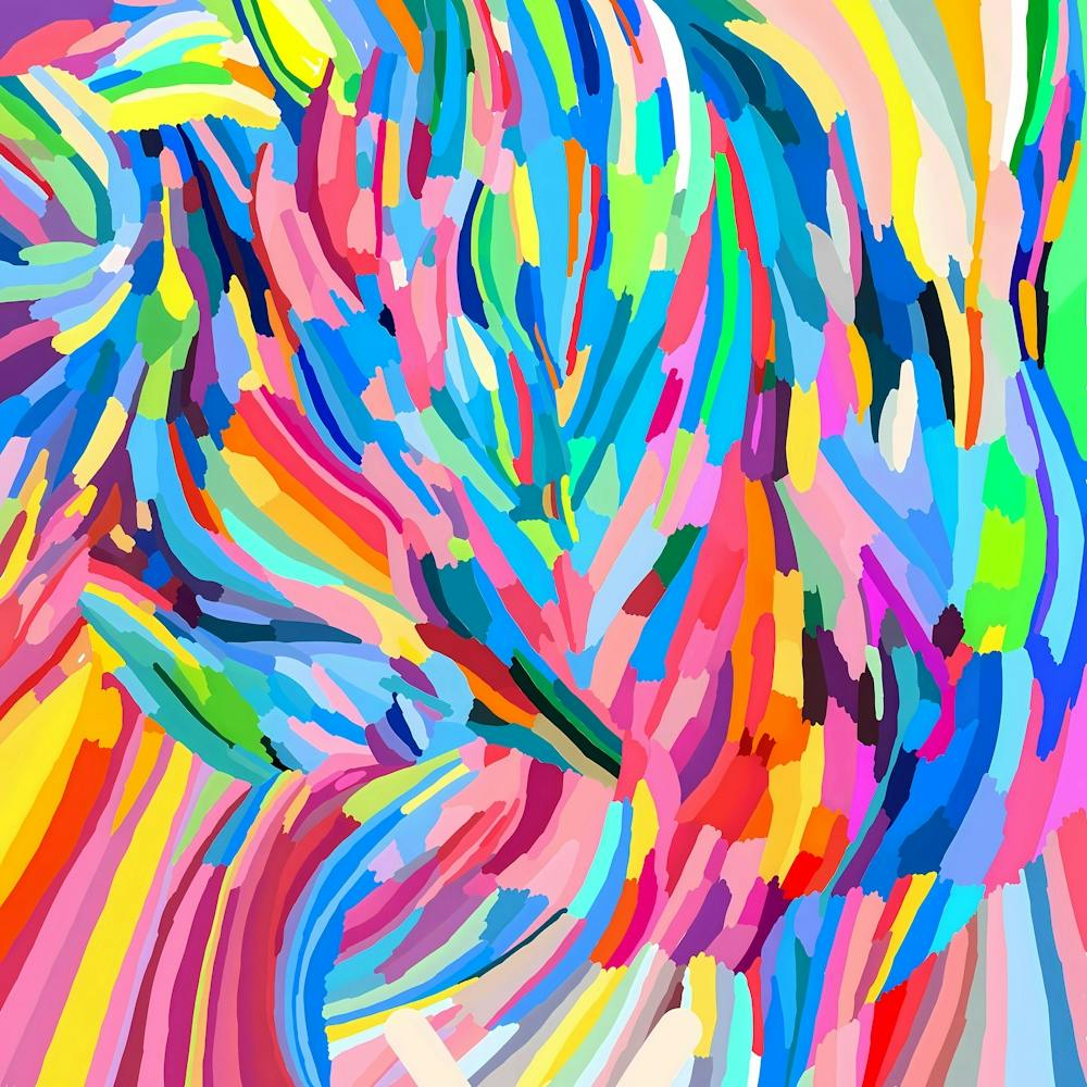 Abstract Chromatic Whirl 1