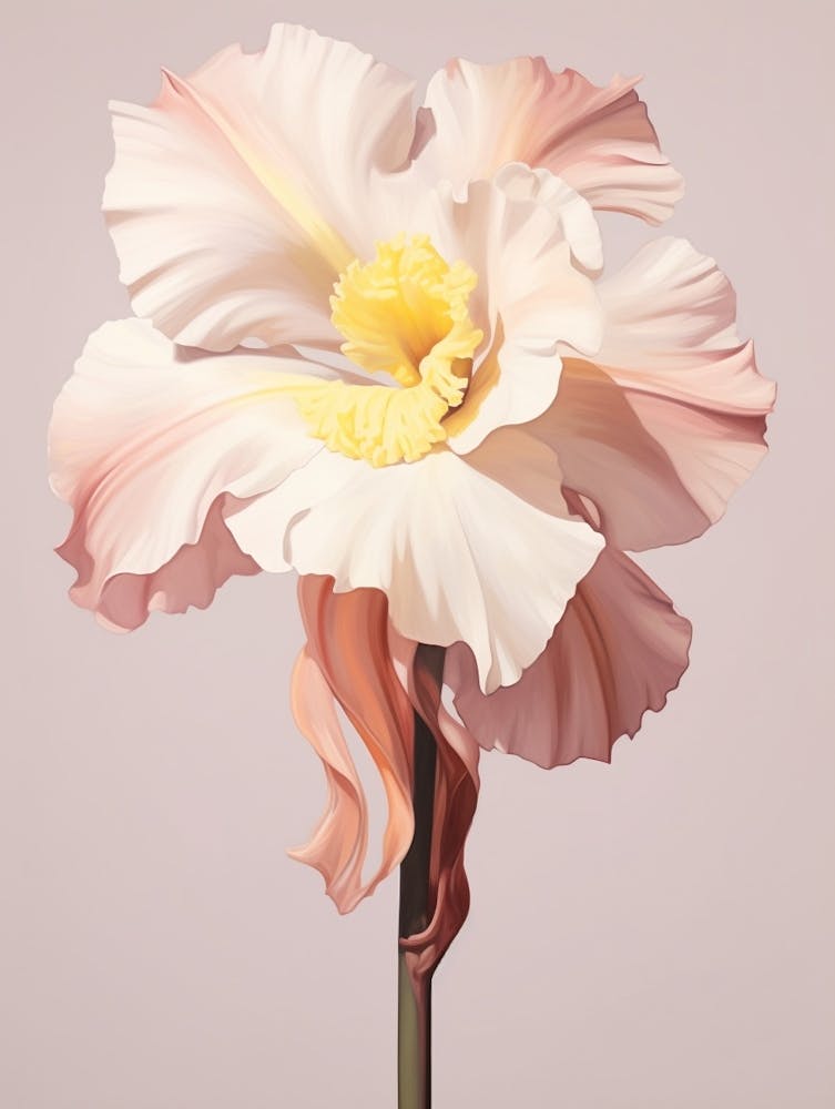 Floral Illustration Daffodil 2