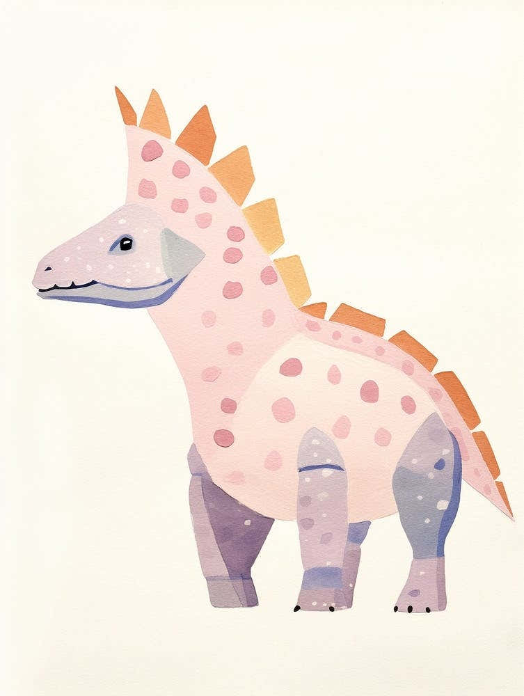 Nursery Dinosaur Art Pachycephalosaurus 5