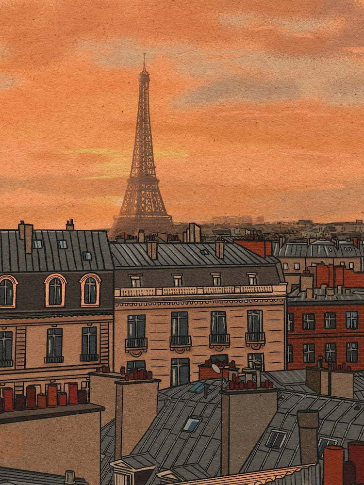 Eiffel Tower Rooftops