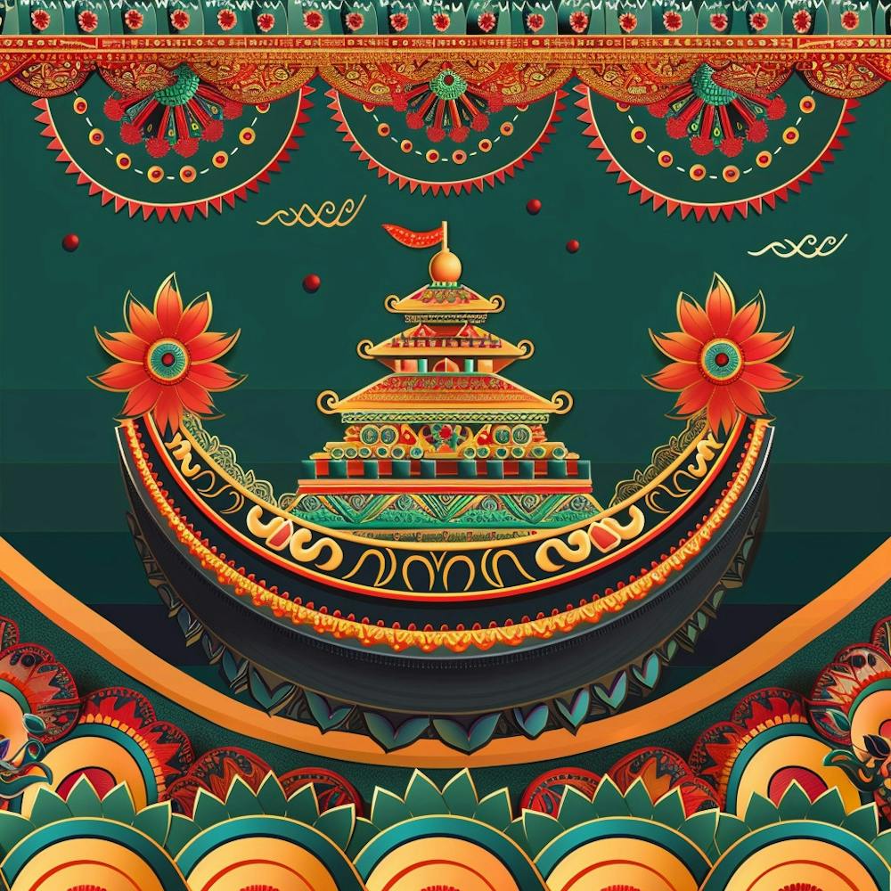 Onam Inspired Banner Texture With Rangoli Design 1718403145 4