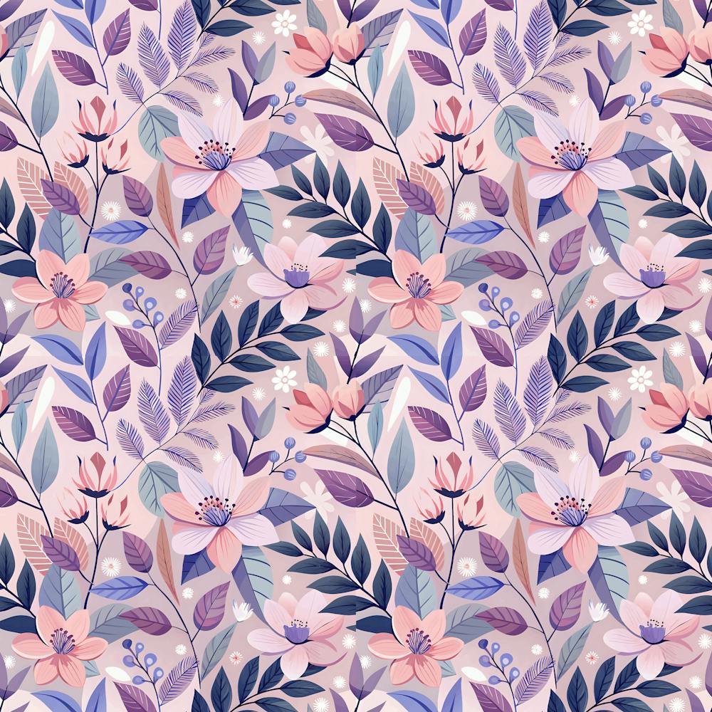 Nature Flowers Pattern Bloom Seamless Background Texture Floral Background Spring
