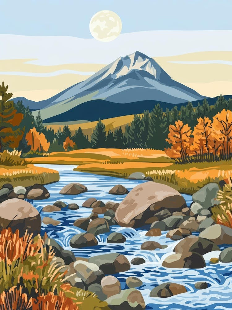 Autumn Mountain Stream