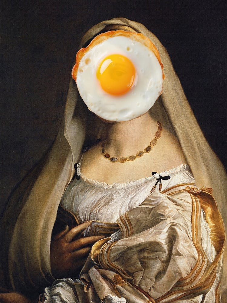 English Breakfast No.1 Renaissance Collage