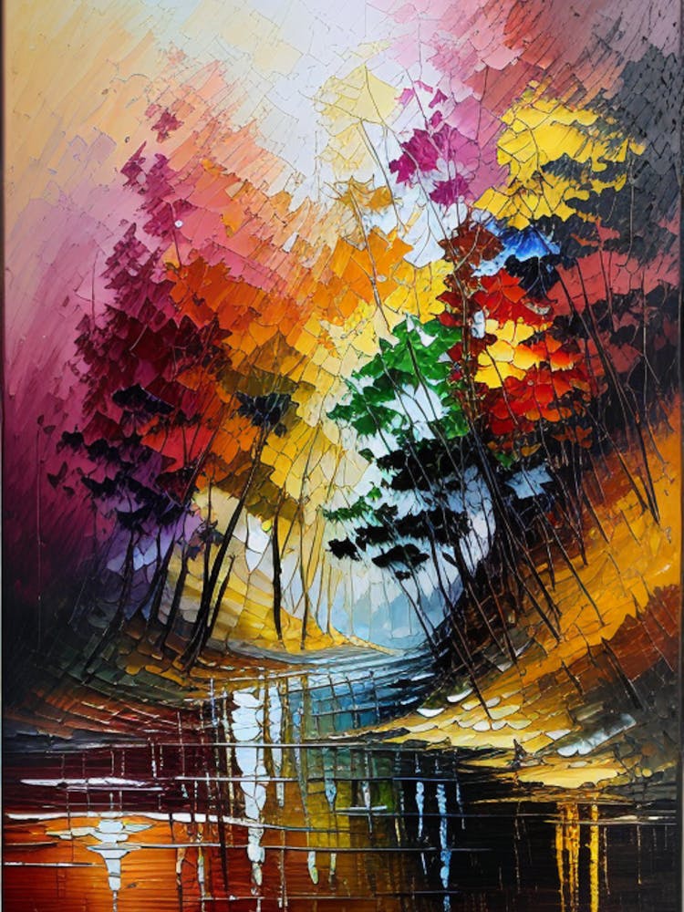 Abstract Landscape Painting 9