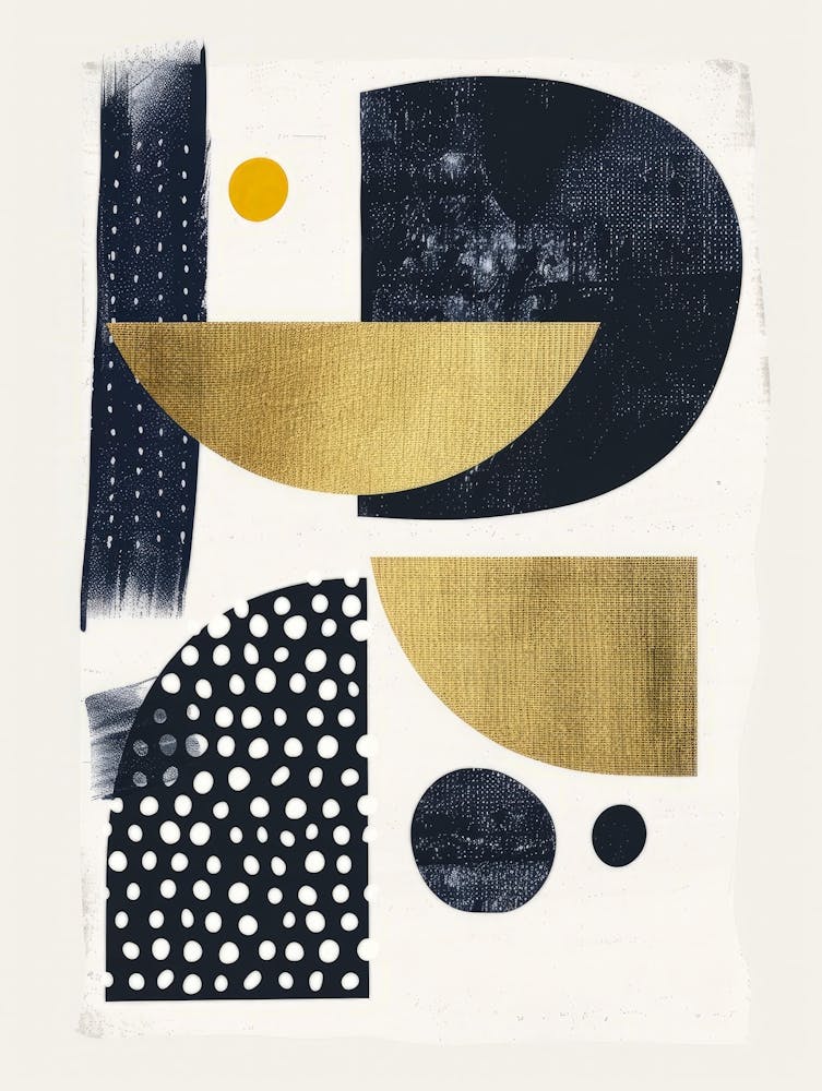 Abstract Black And Gold 2